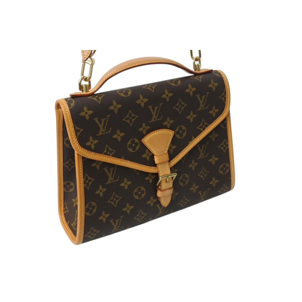 LOUIS VUITTON shoulder handbag Bernia Monogram canvas leather brown - Picture 4 of 9